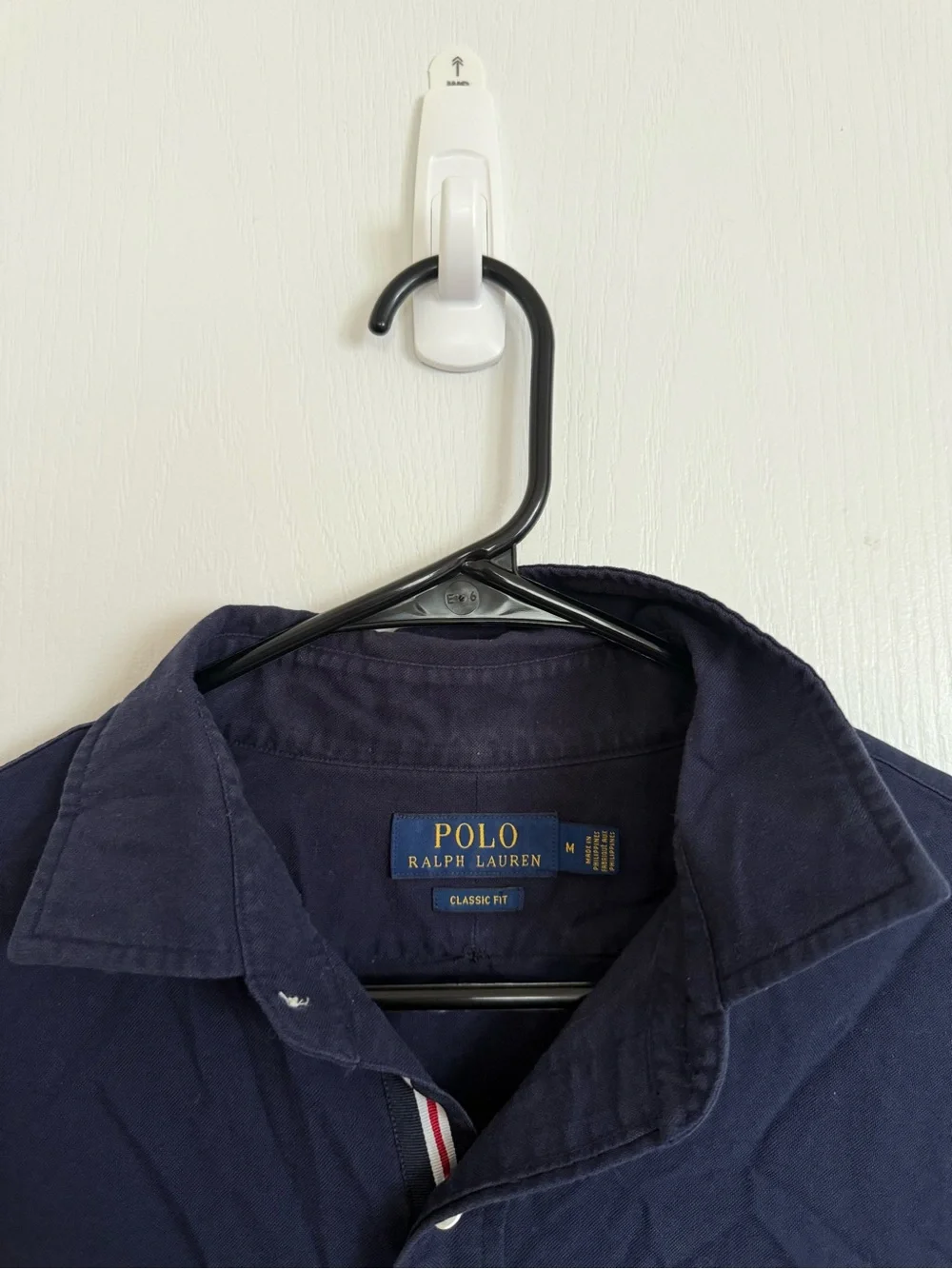 Polo Ralph Lauren Men’s Navy Button Down Graphic Back